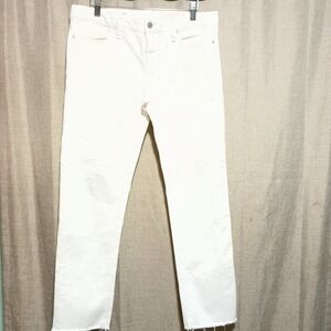 White Straight Denim‎ Jeans 29R